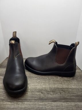 Blundstone Boots 500 Stout Brown US Men 12 US- 11 AU Pull On Leather